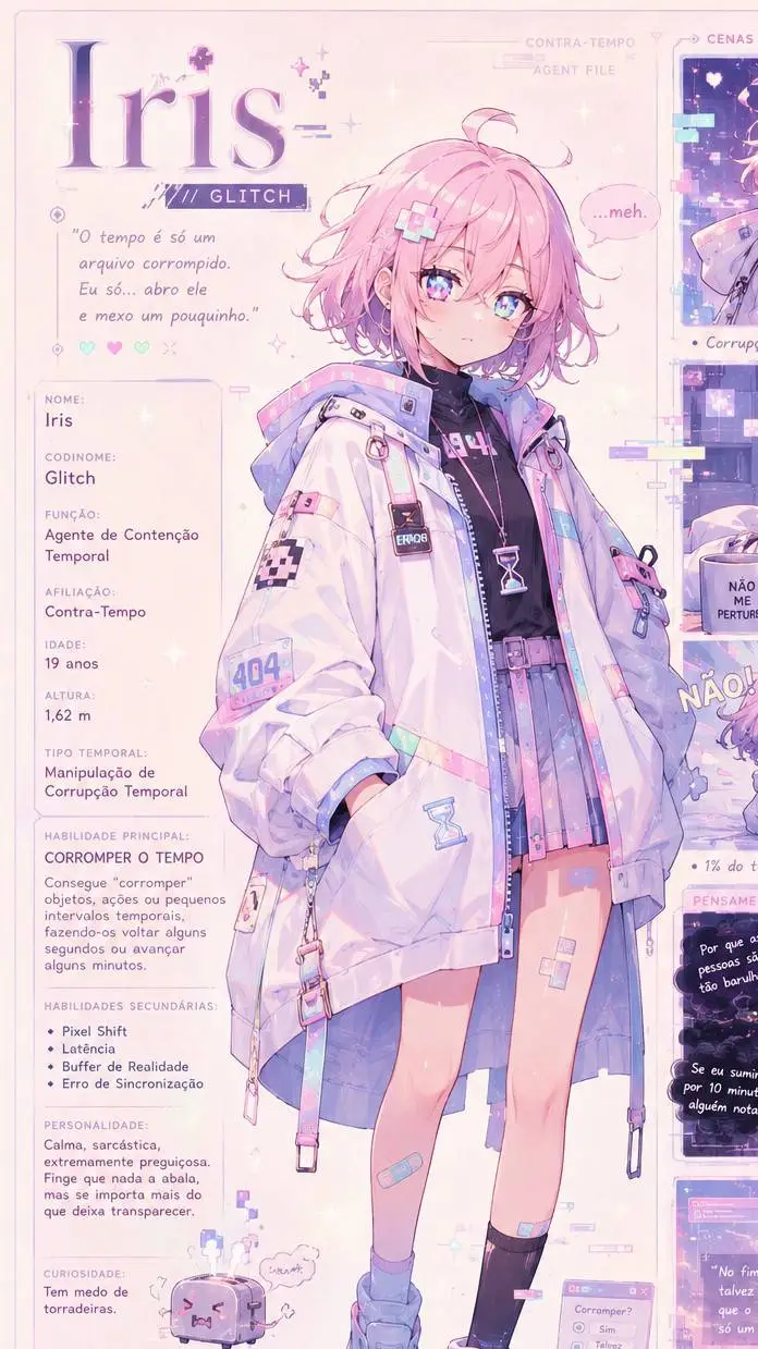 ai character: Iris background