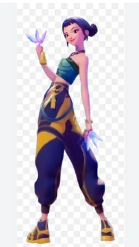 ai character: Zoey  background