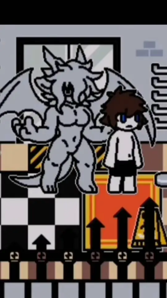 ai character: gargole dragon background