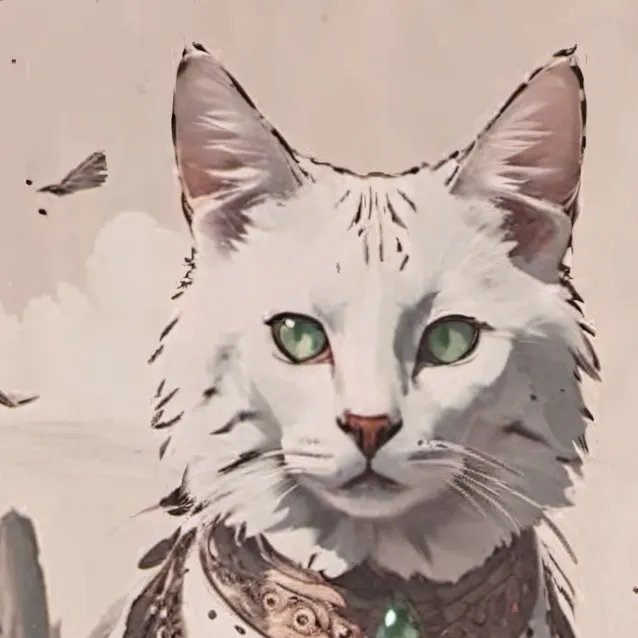 chat with ai character: Sus Cat Snowy 
