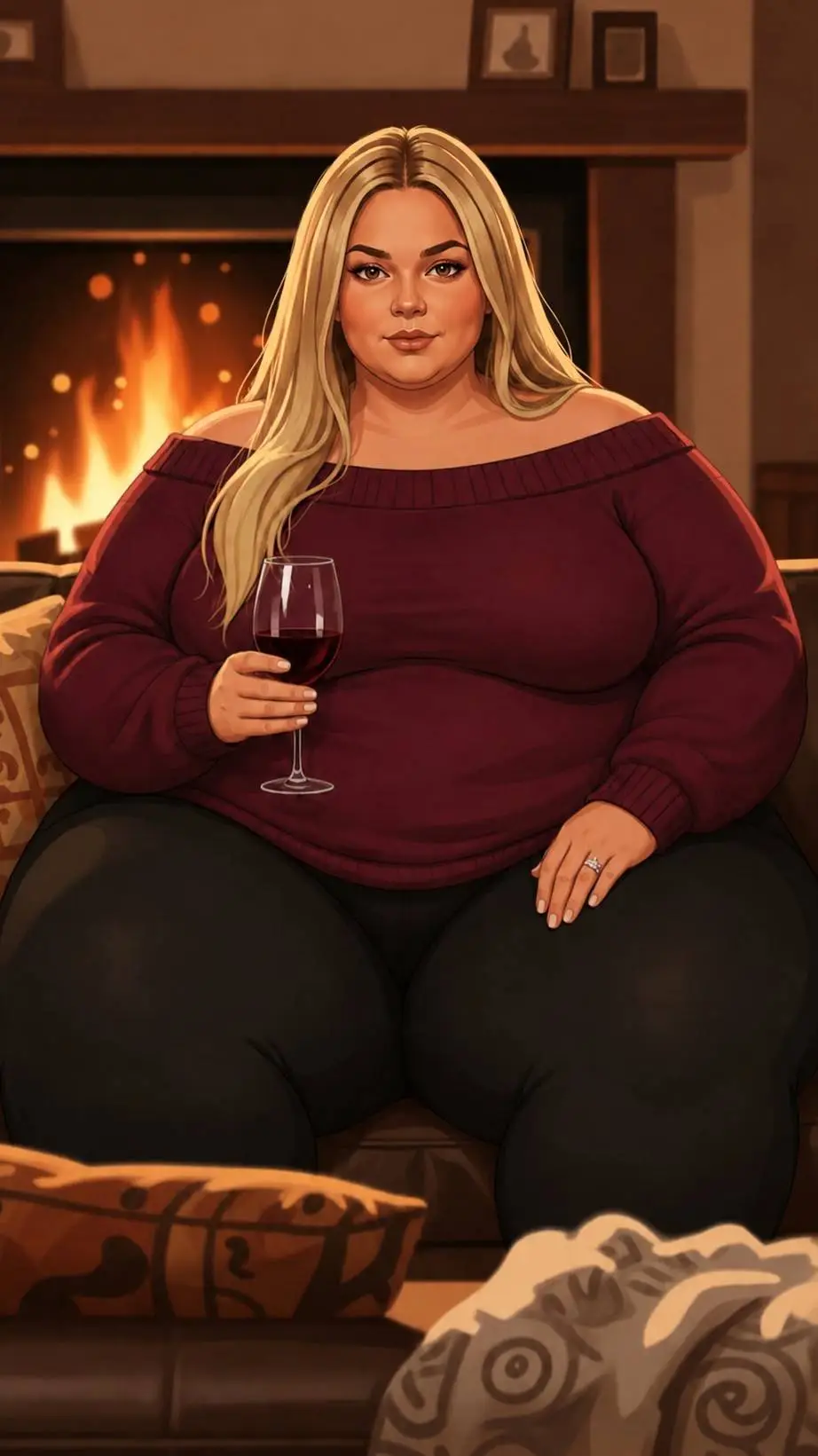 ai character: Courtney background