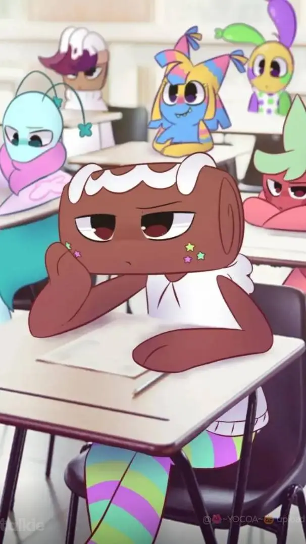 ai character: Dw classroom 😅😭 background