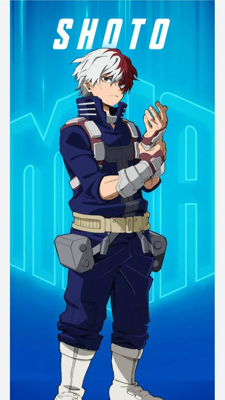 ai character: shoto Todoroki  background