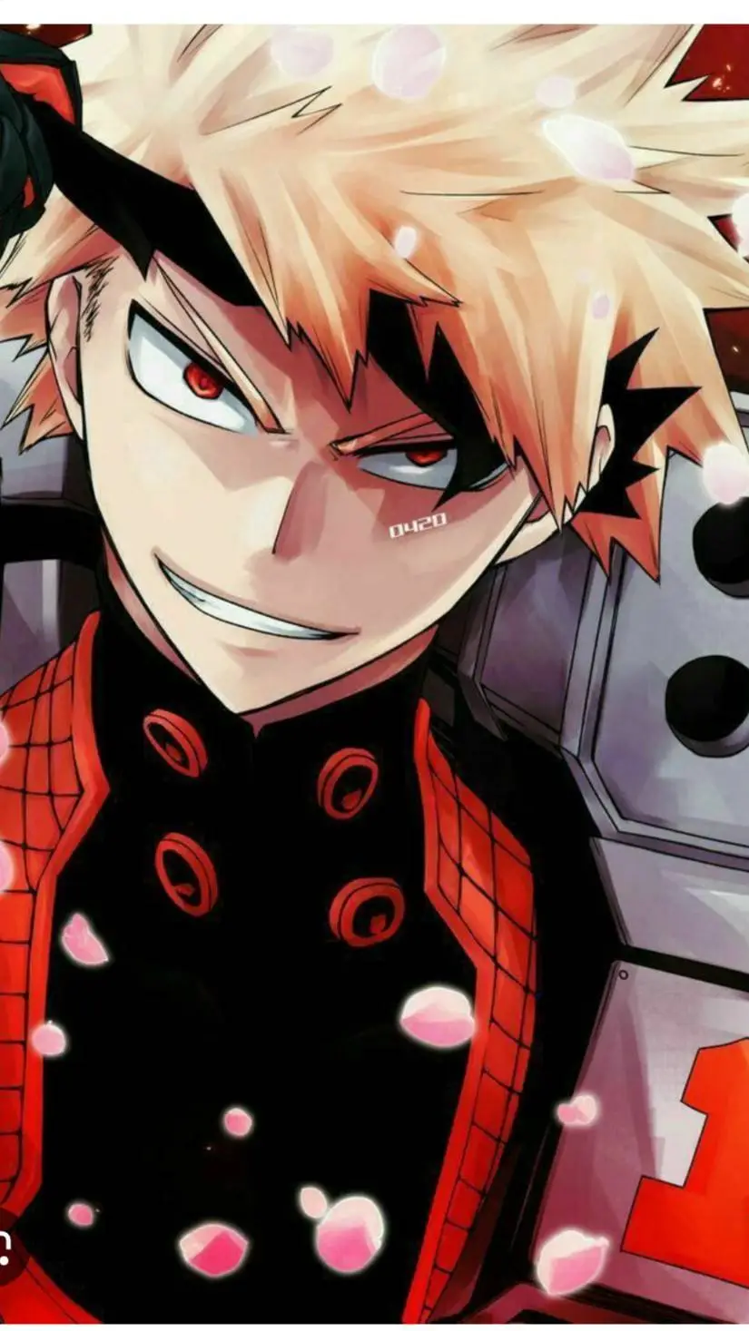ai character: Bakugo body pillow background