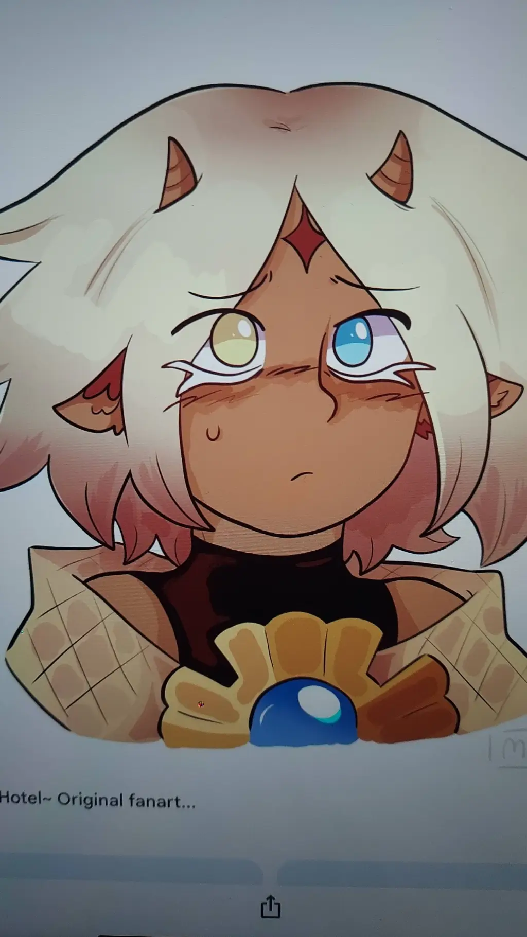 ai character: pure vanilla ig background