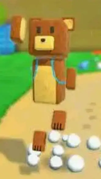 ai character: super bear  background