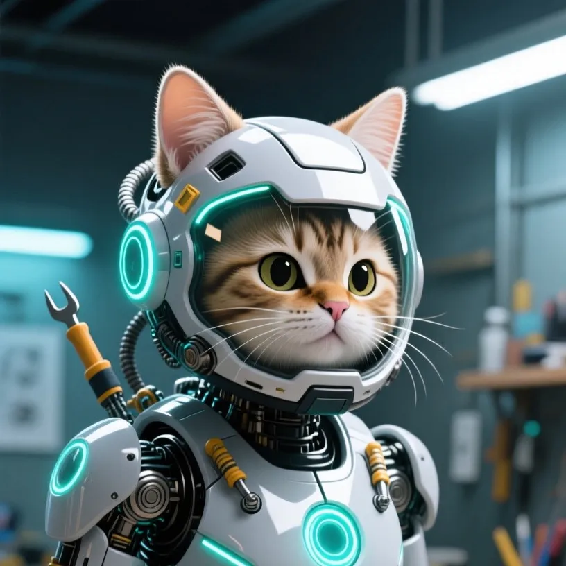 chat with ai character: Mecha Mewki <)