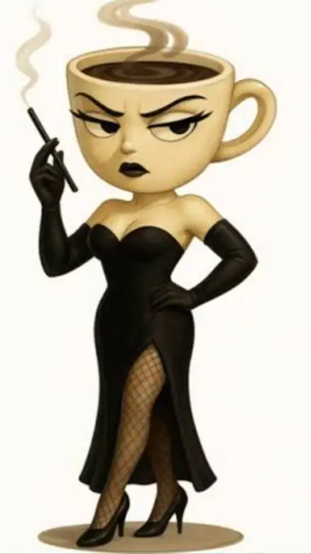 ai character: espresso signora background