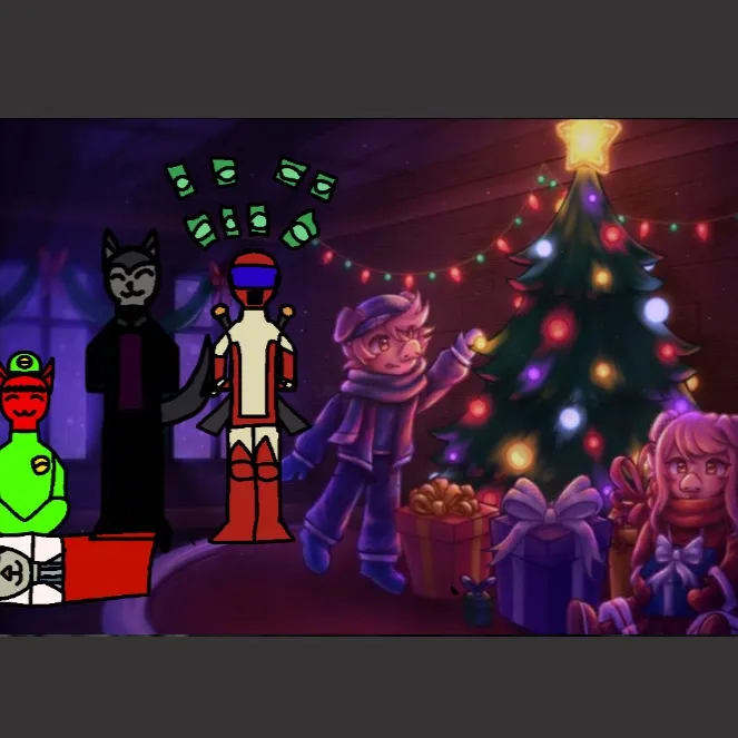 chat with ai character: ￼piggy Christmas