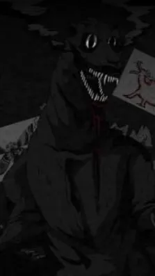 ai character: Gacha decay react background