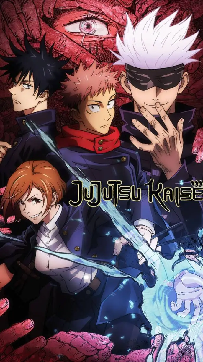 ai character: JJK Christmas background