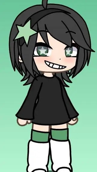 ai character: Violet  background