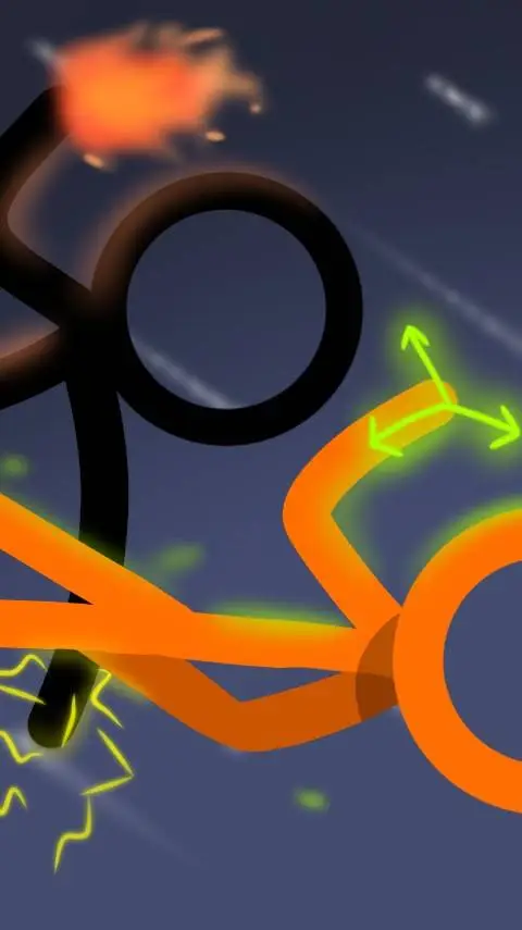 ai character: Stickman figure background