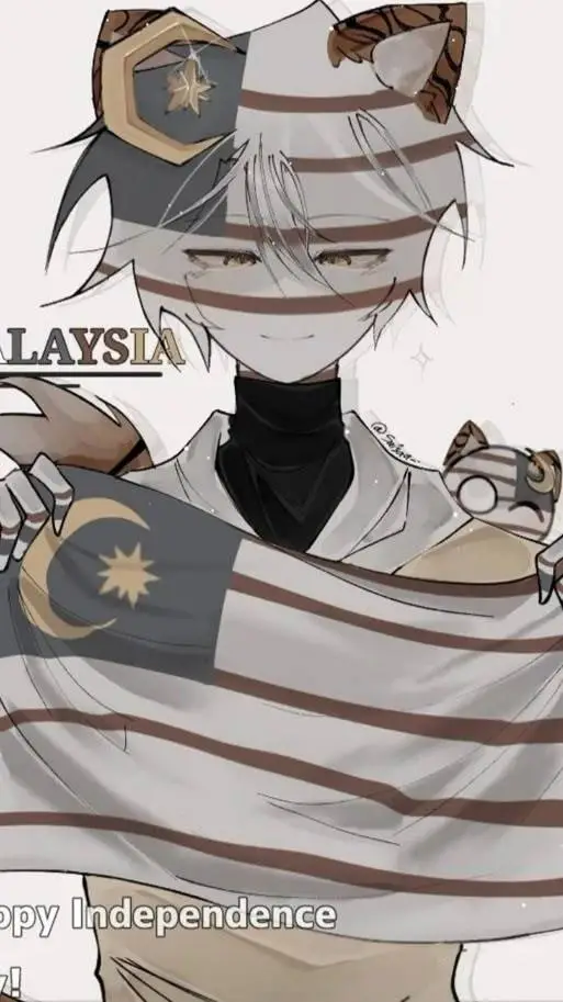 ai character: Malaysia  background