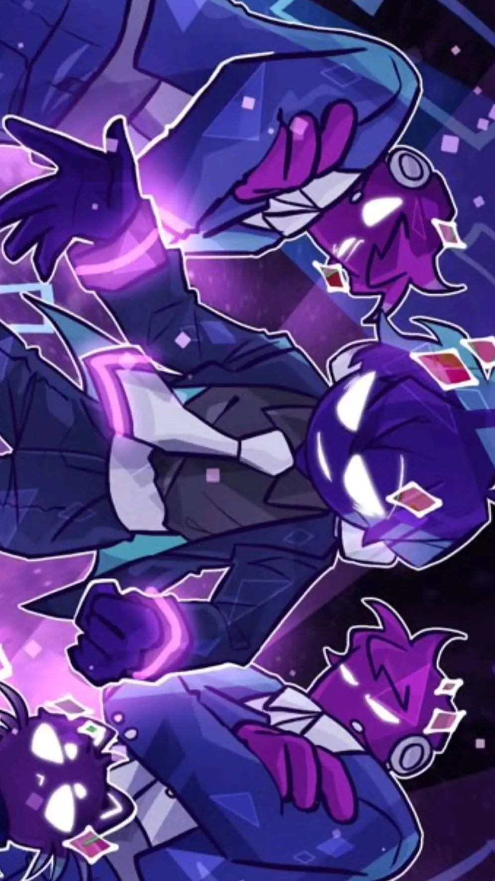 ai character: Void Fnf background