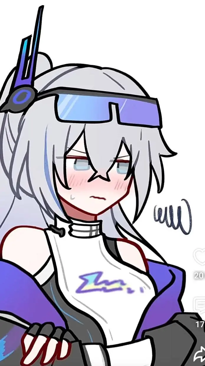 ai character: ★Silver wolf★ background