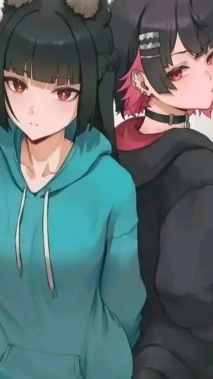 ai character: Ellen y miyabi background