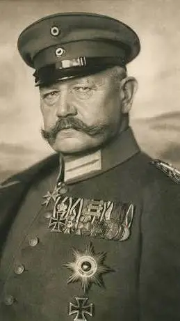 ai character: P. von Hindenburg background