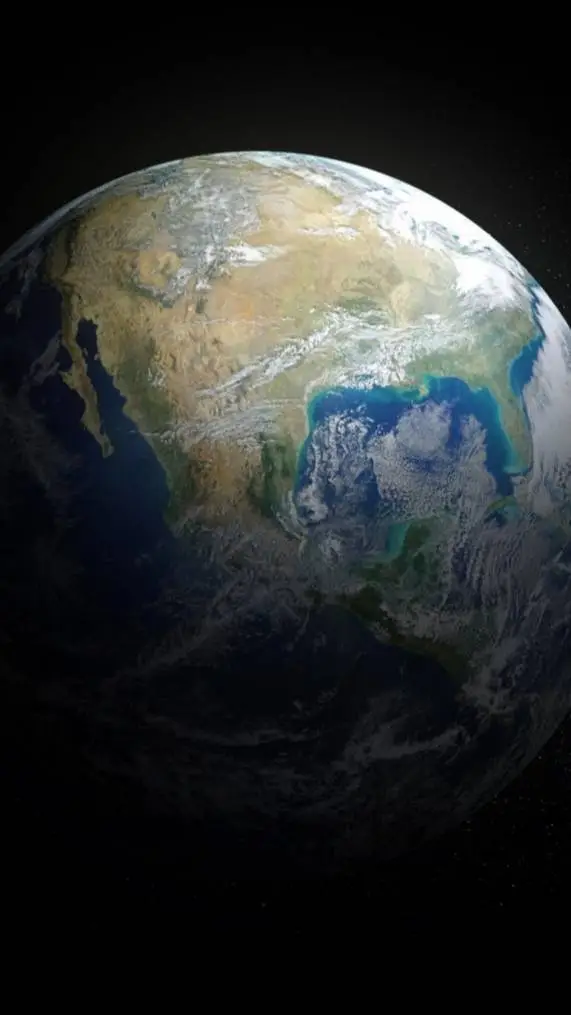 ai character: earth background