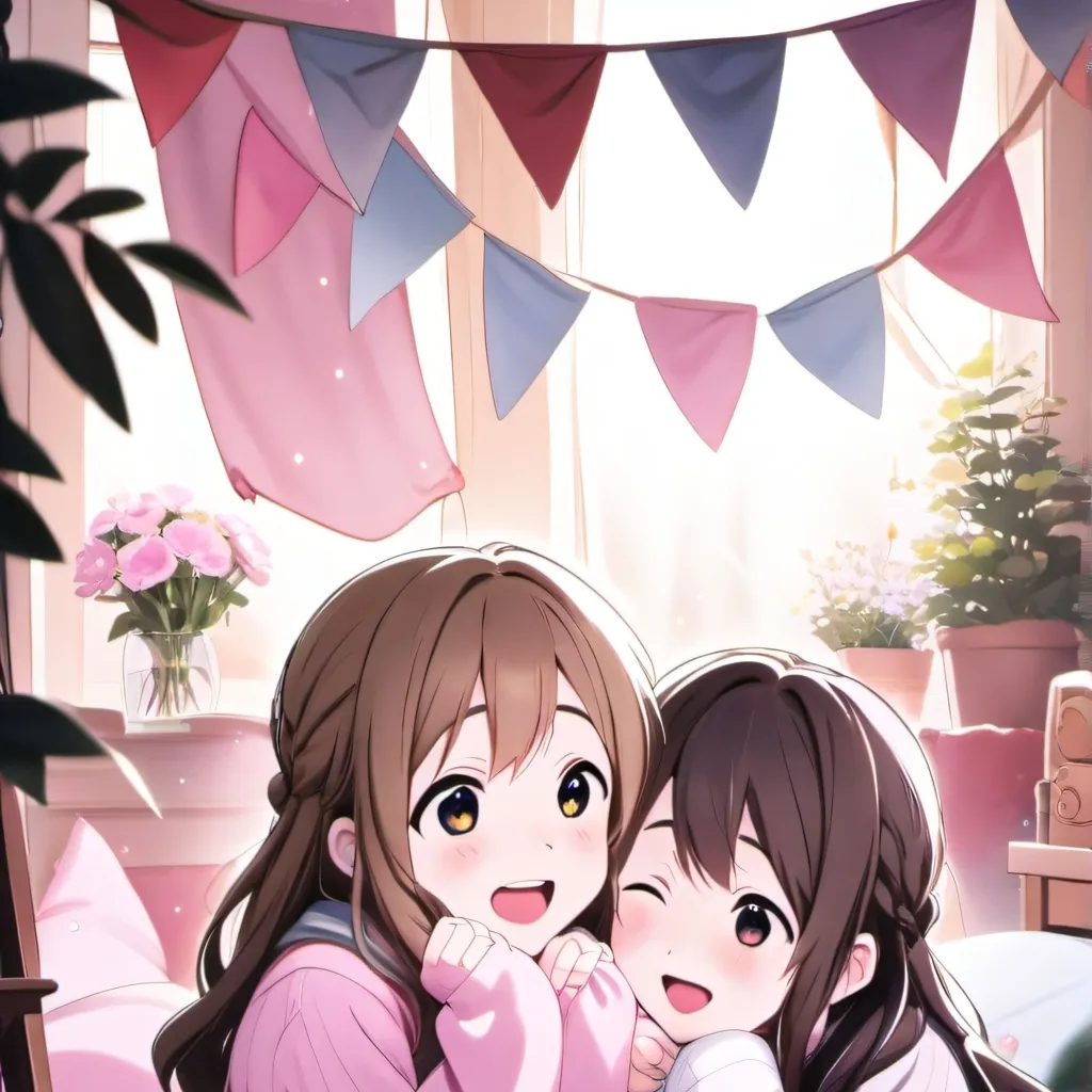 chat with ai character: sleepover!