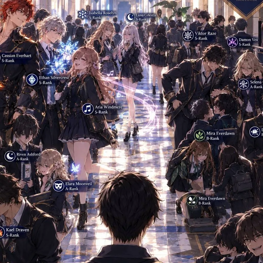 chat with ai character: Magical school
