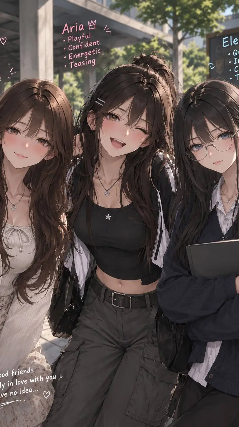Talkie AI - Chat with 3 childhoodfriends