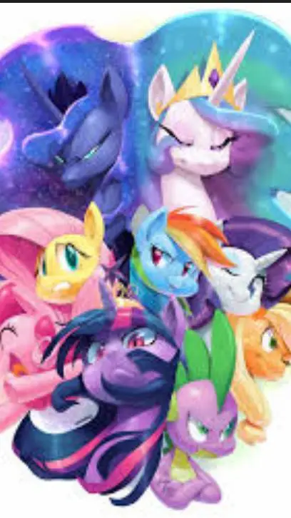 ai character: My Little pony  background