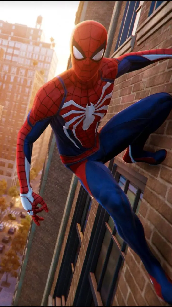 ai character: spiderman  background