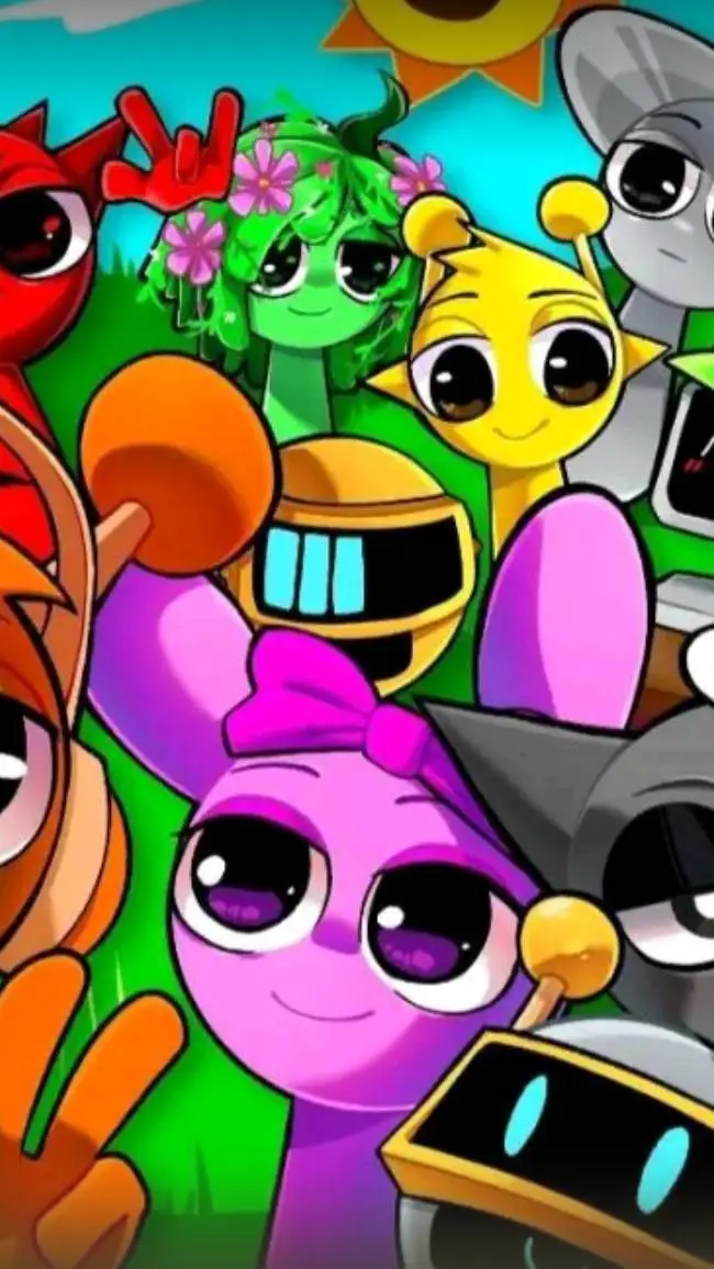 ai character: SPRUNKI background