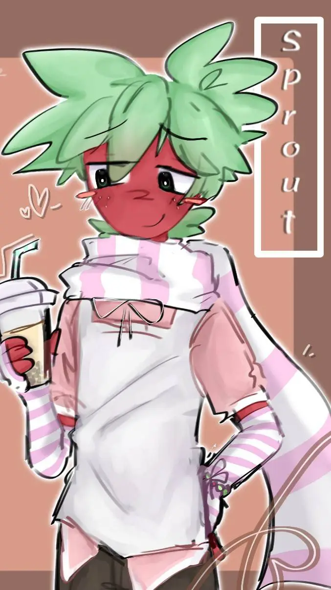 ai character: sprout background