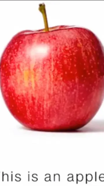 ai character: Apple background