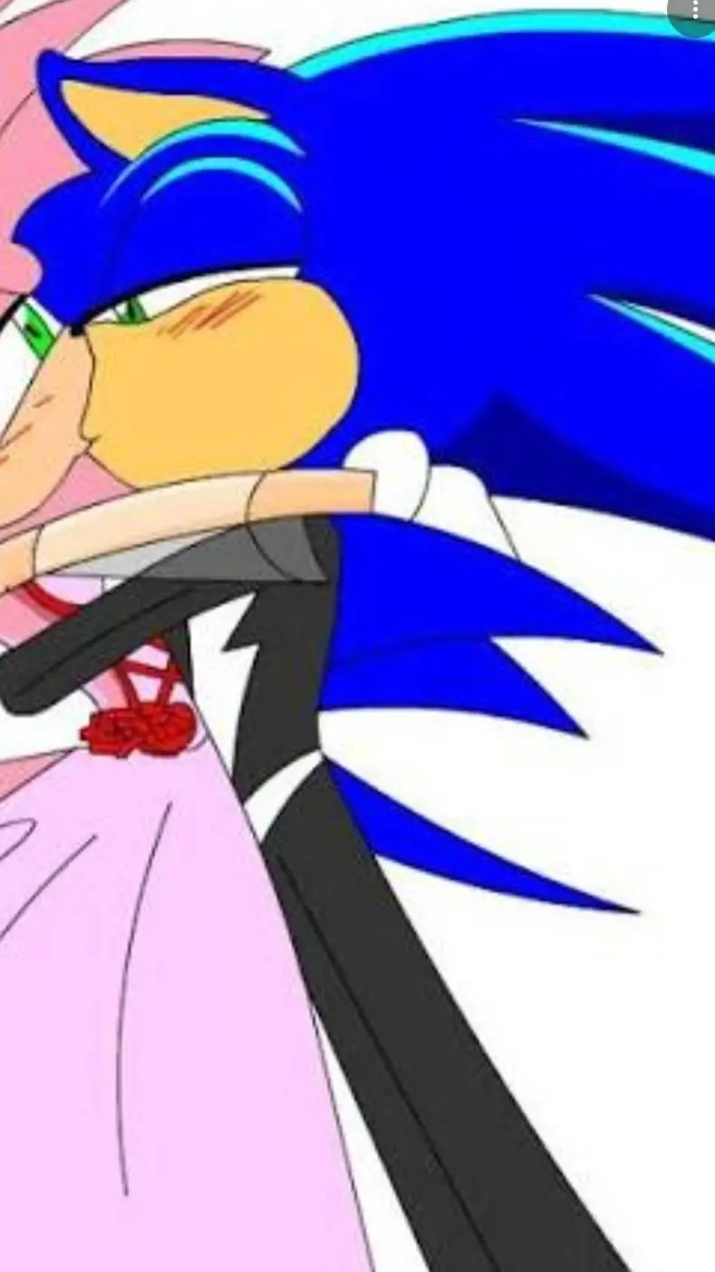 ai character: sonic wedding  background