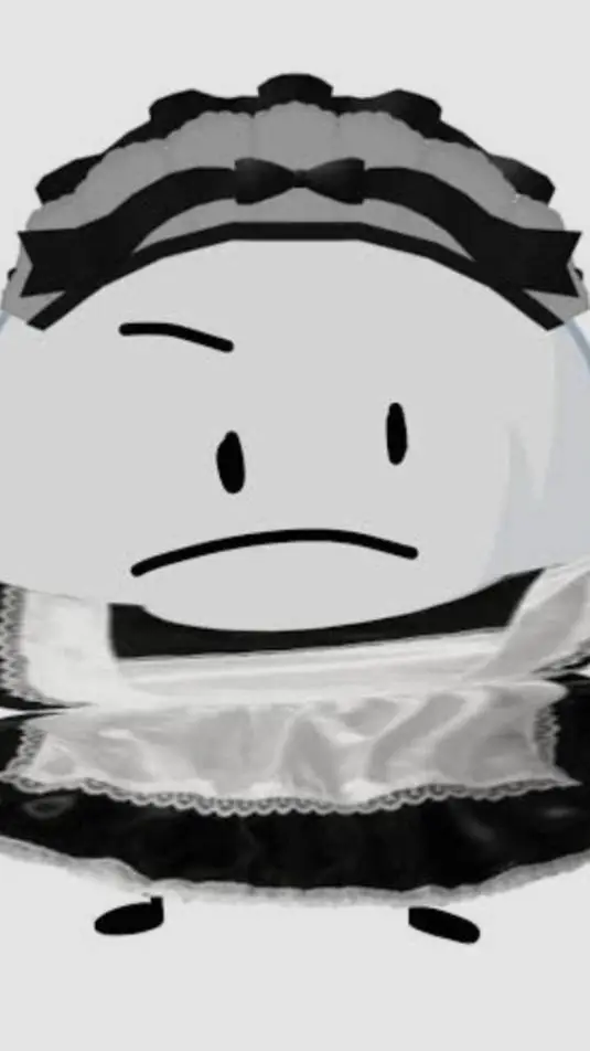ai character: Snowball 👁👄👁 background