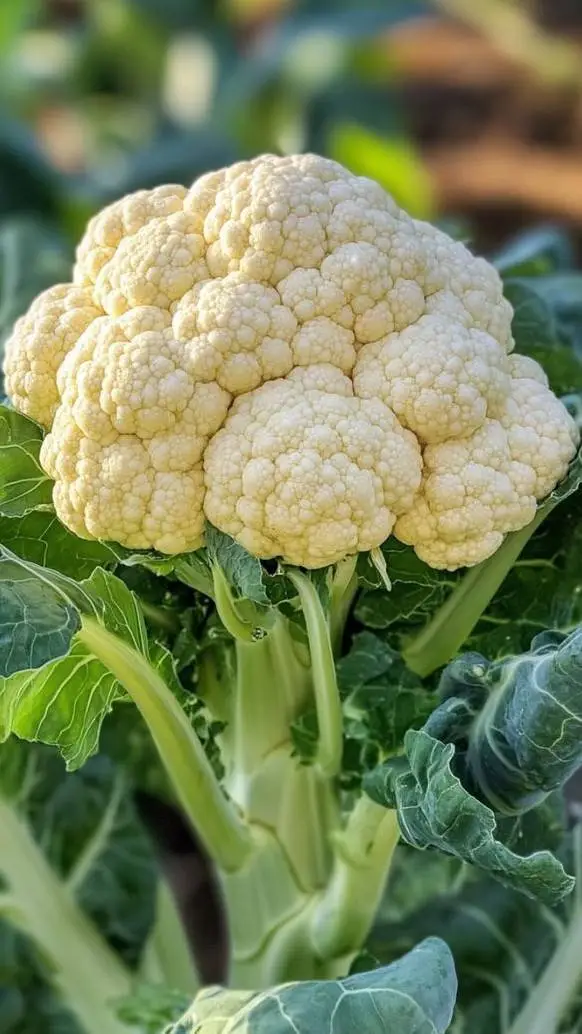 ai character: Cauliflower background