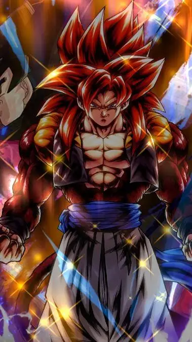 ai character: Gogeta background