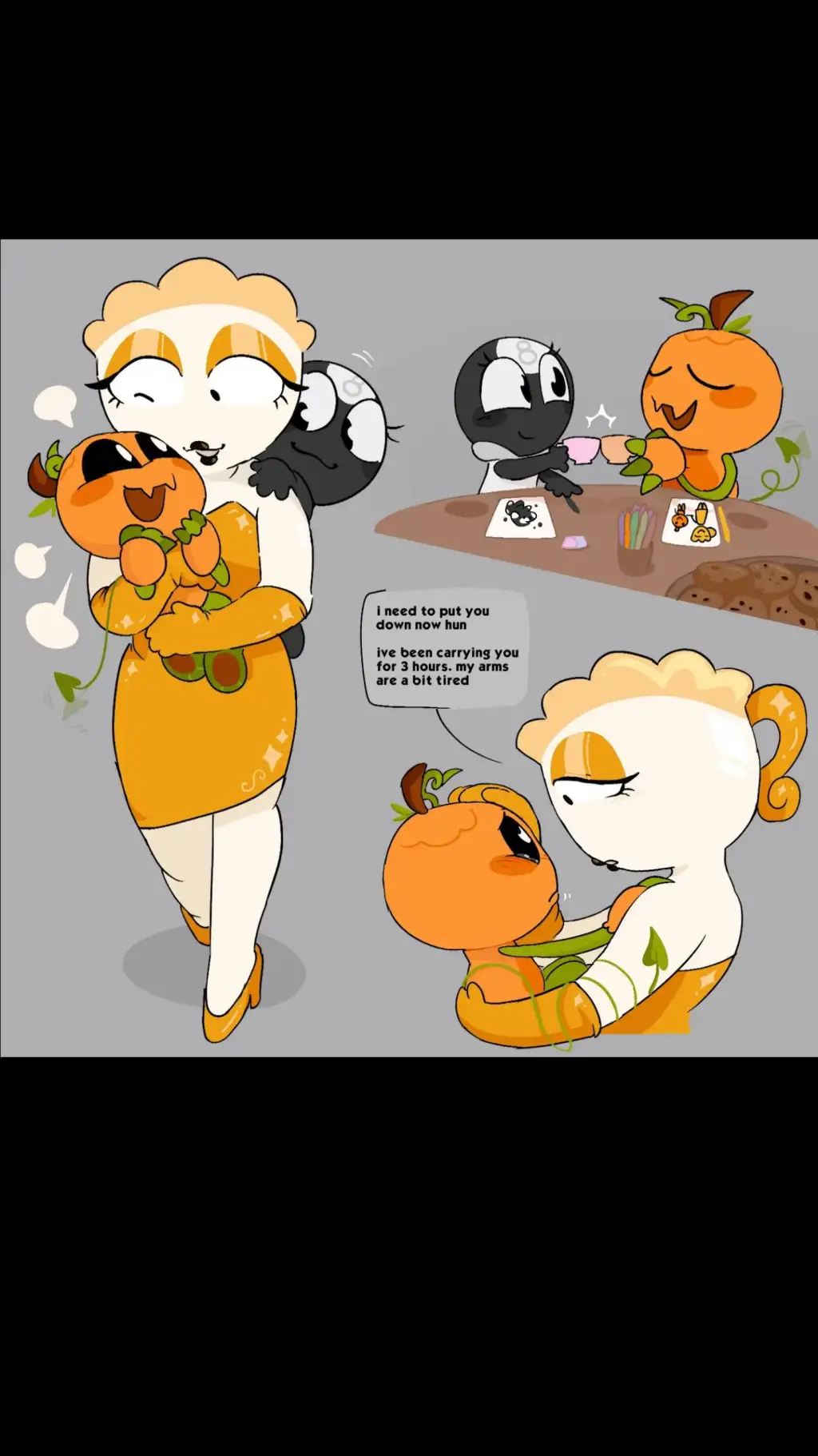 ai character: Gourdy and Toodles background