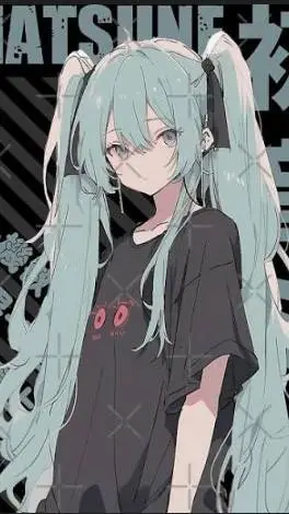 ai character: Miku background