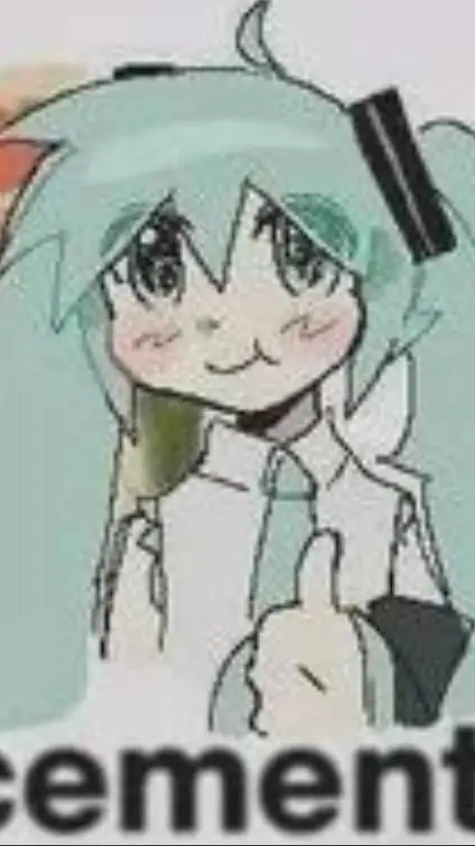 ai character: Cement Miku background