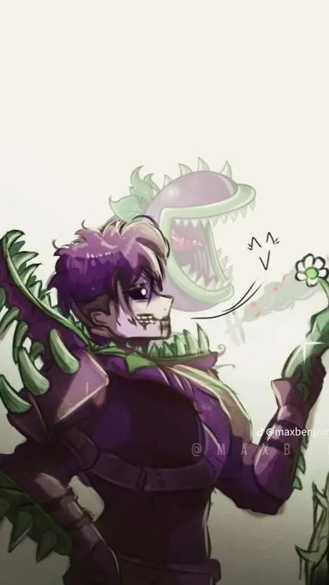 ai character: planta carnívora background