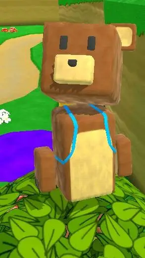 ai character: SUPER BEAR ADVENT. background