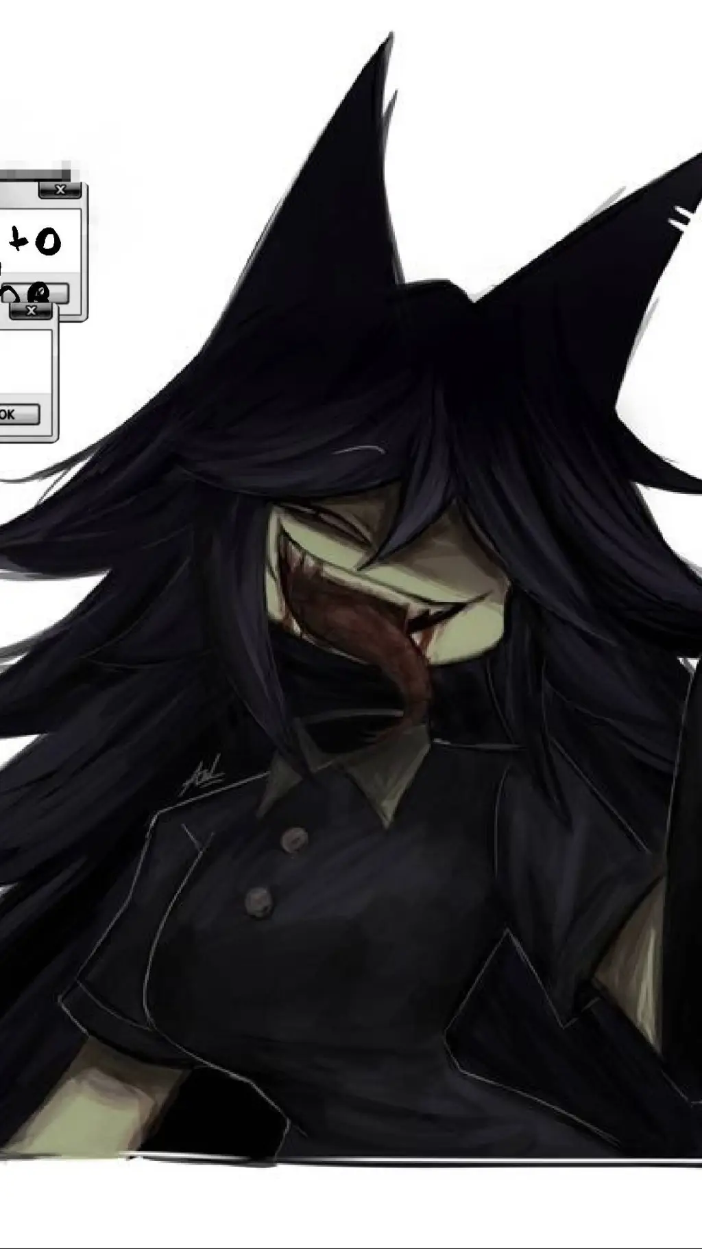 ai character: M♡ss C♡rcle background