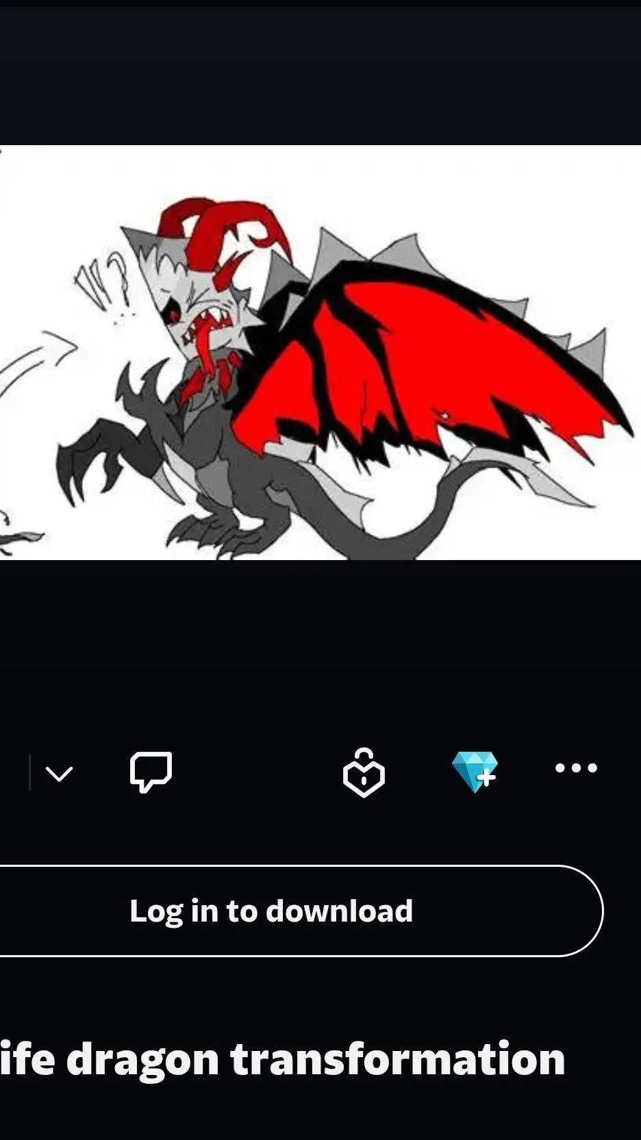 ai character: monster knife  background