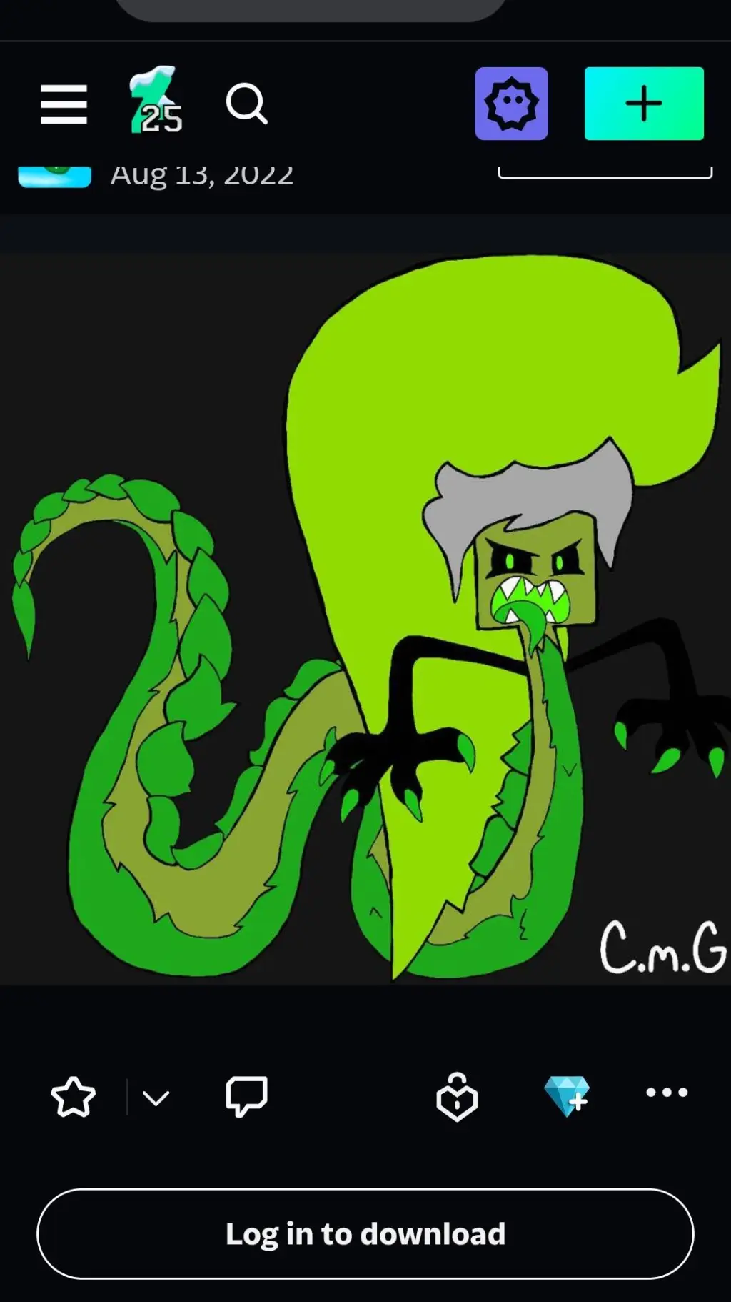 ai character: poisonbrush background