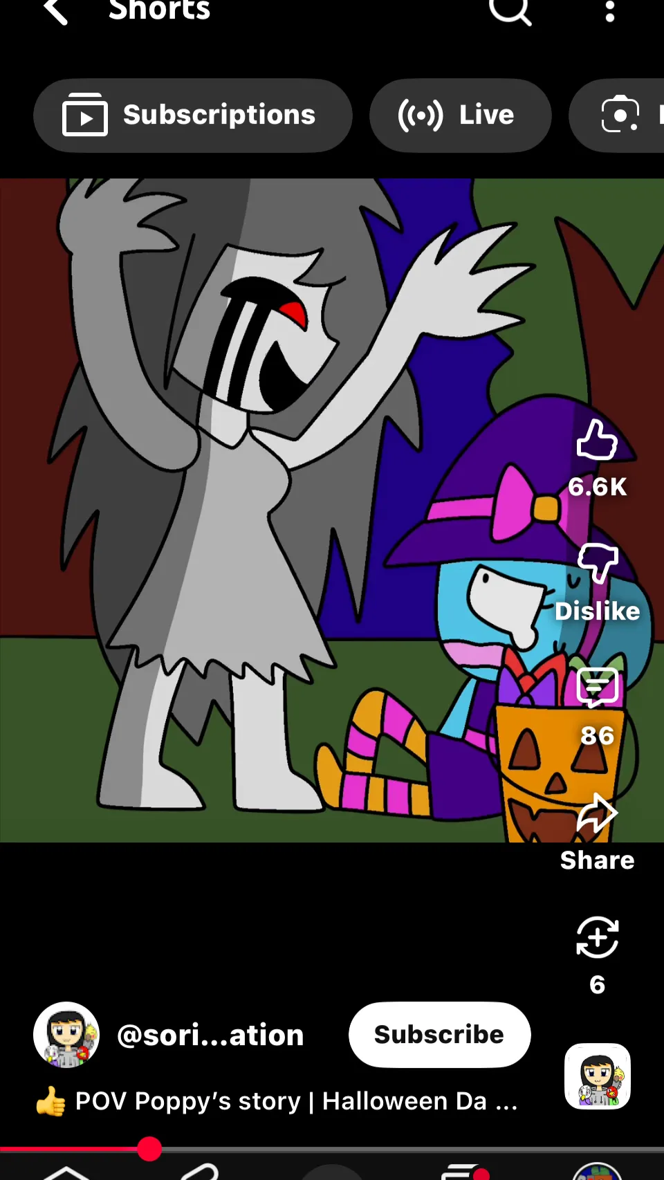 ai character: Poppy x ghost ￼ background