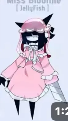 ai character: Jelly bloomie ￼ background