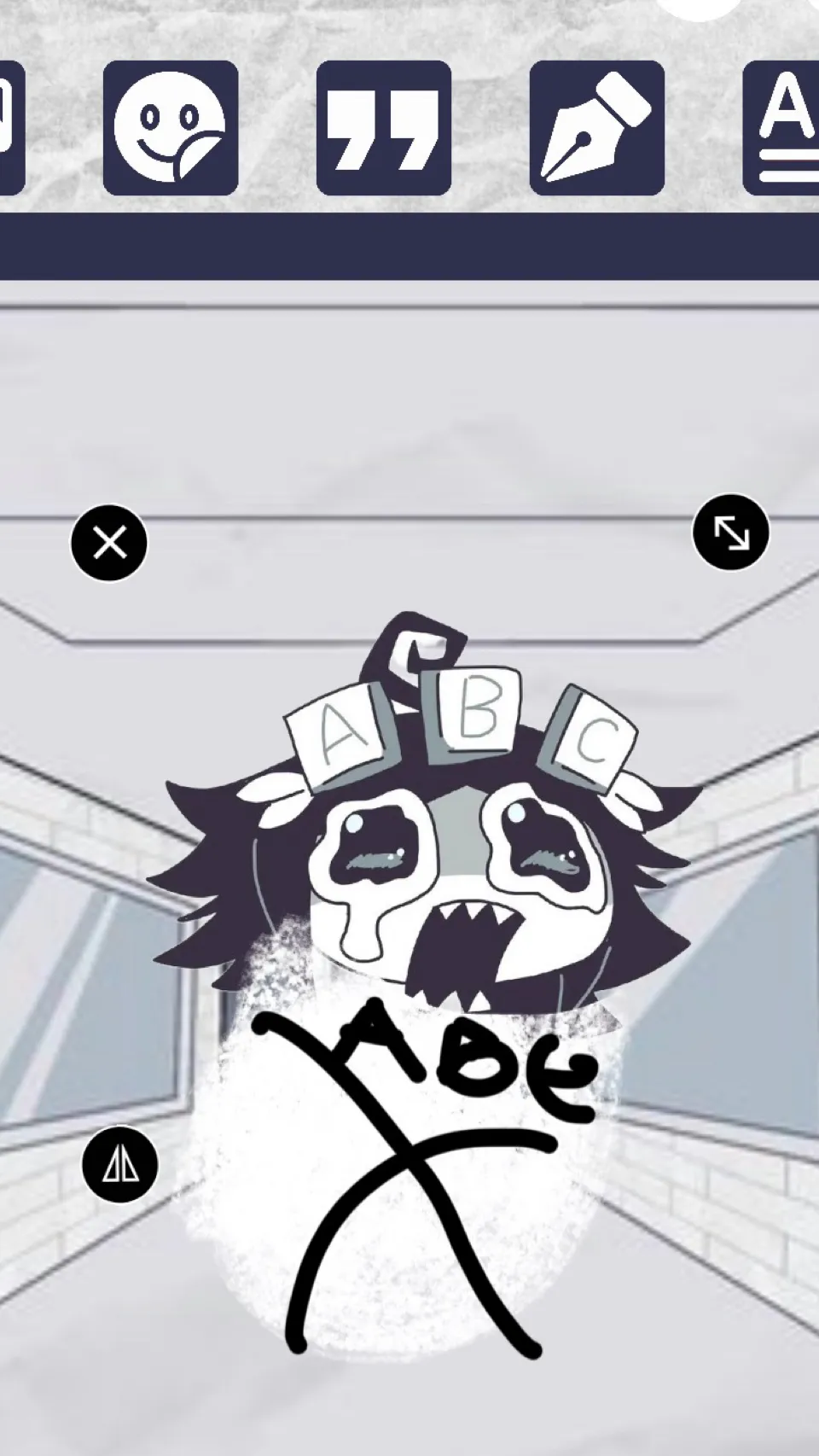 ai character: Baby thavel  background