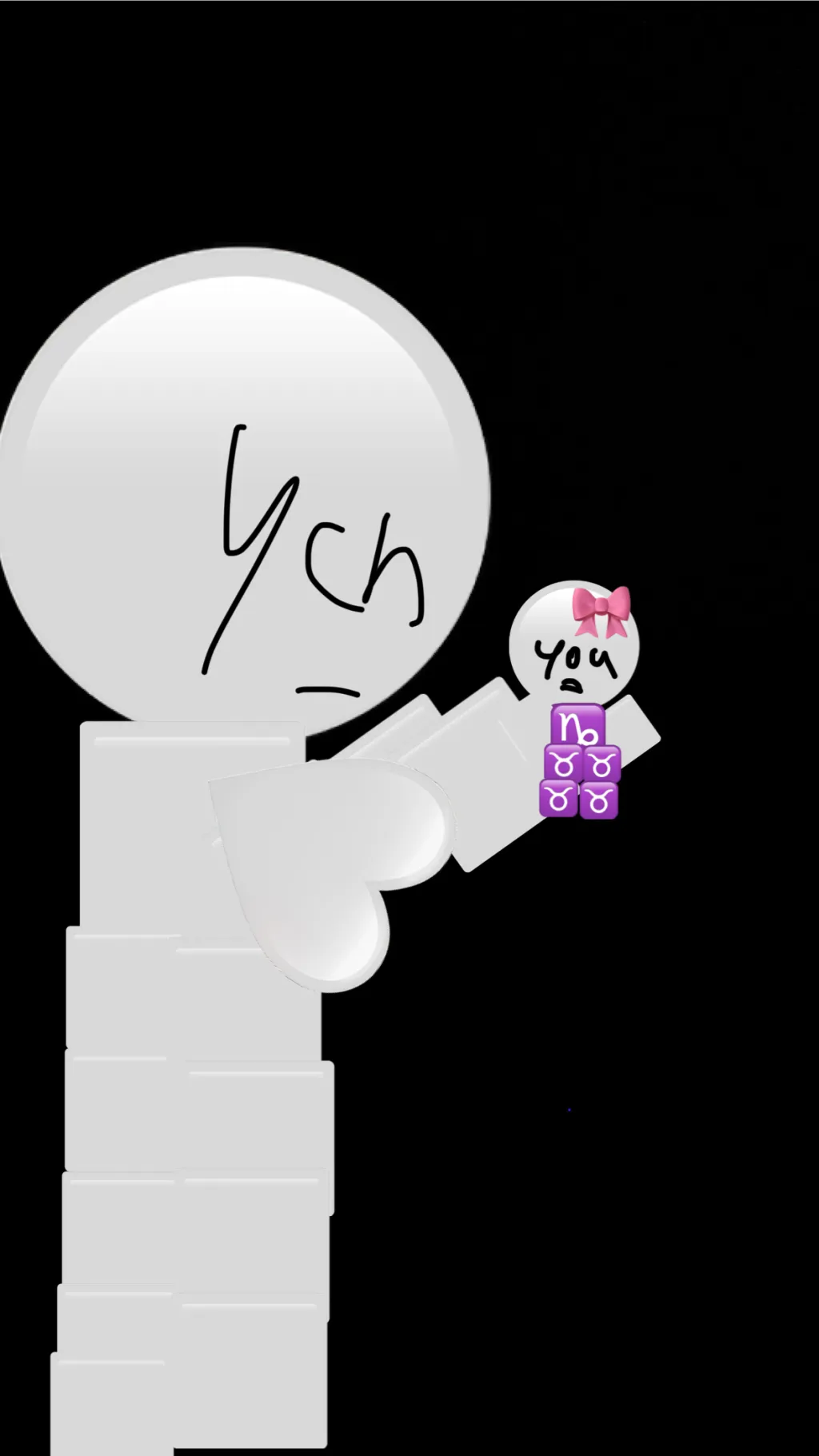 ai character: YCH babysit you ￼ background