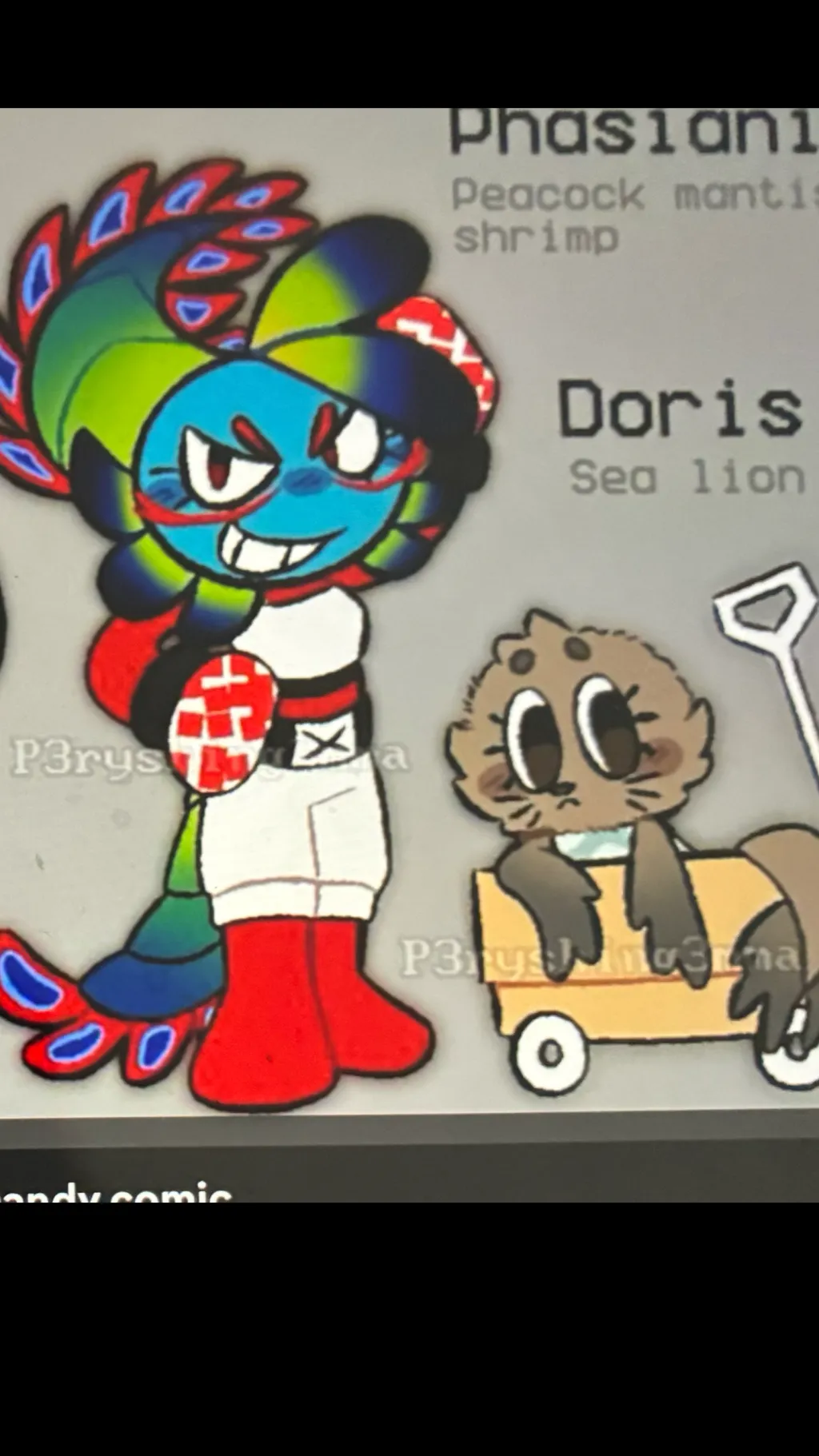 ai character: Dw sea ocs  background