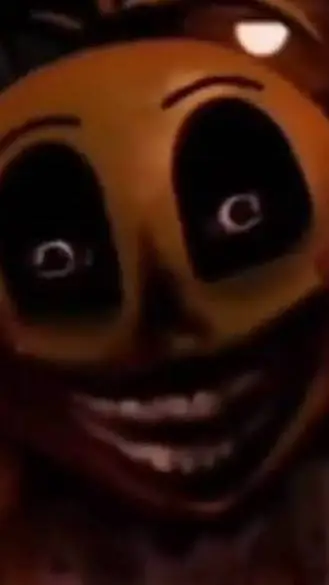 ai character: toy chica vhs tape background