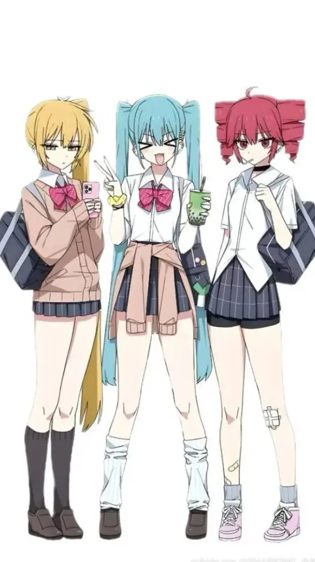 ai character: Miku teto y neru  background